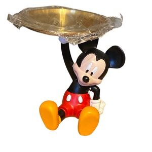 Mickey Mouse holding a gold Tray keys change dish miscellaneous